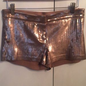 Express sequins shorts size 0